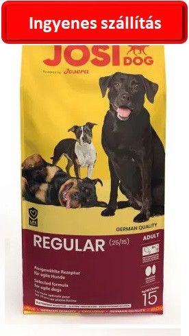 2zsákosával : JOSERA JosiDog Regular Adult 15 kg, 