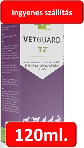 Vetguard T2 oldat 120ml hatóanyag : N,N-dimetilglicin (DMG) 125 mg/ml , ( DmGuard helyettesítésére alkamas )