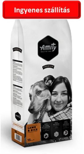 2db esetén : Amity Premium Dog Lamb & Rice 15 kg , Ingyenes szállítás