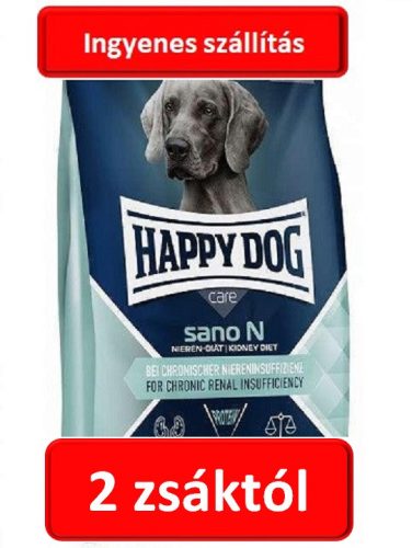 2zsáktól : HAPPY DOG CARE SANO N 7,5kg. Maximum 4zsák vehető .