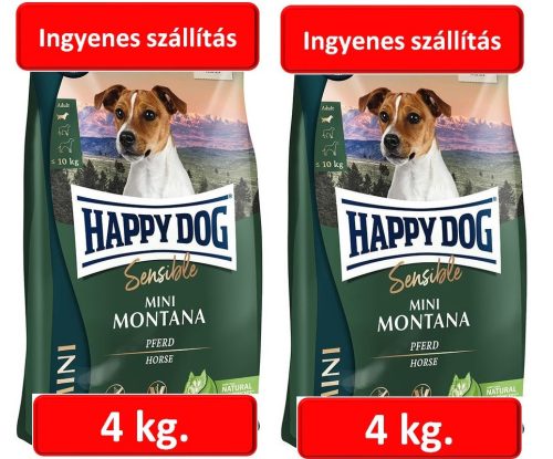 Happy Dog Sensible Mini Montana 4+4=8kg.