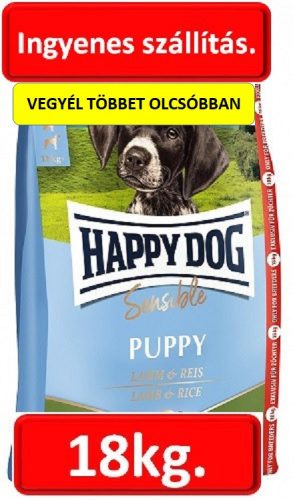 Happy Dog Profi Supreme Puppy Lamb & Rice 18kg , Ingyenes szállítás
