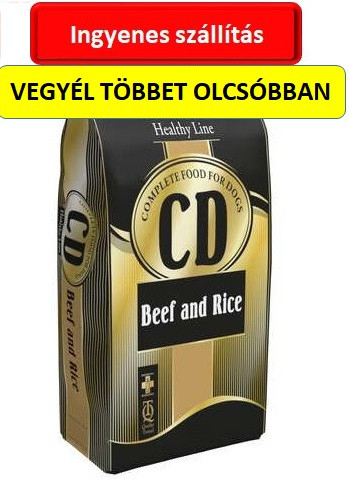 CD Adult Beef & Rice kutyaeledel 15kg.
