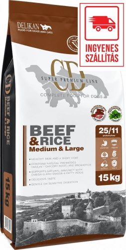 CD Adult Beef & Rice kutyaeledel 15kg.