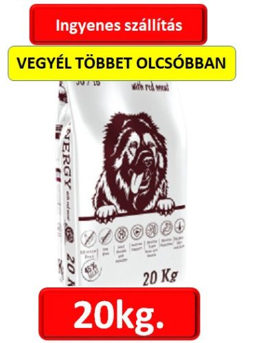 Delikan Prima Energy Red Meat kutyatáp 20kg . 