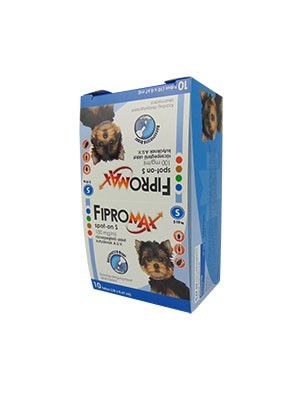 Fipromax Spot-On S-es rácsepegtető oldat kutyáknak A.U.V. 2-10kg. , 1db ampulla