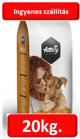 2db esetén : Amity Eco Line Active 20 kg kutyatáp 