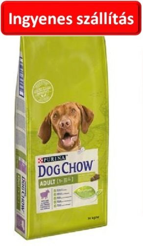 DOG CHOW Adult Báránnyal száraz kutyaeledel 14kg , Maximum 2zsák vehető