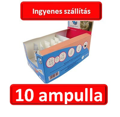 10 ampulla : Fipromax Spot-On rácsepegtető oldat macskáknak A.U.V. 1db pipetta