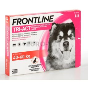    Frontline Tri-Act rácsepegtető oldat 40-60 kg-os kutyáknak (3 ampulla ) ( macskákra nem rakható )