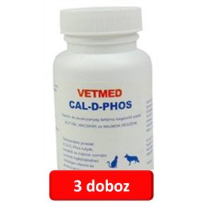   3 db : Cal d phos tabletta 75 db , Magyarországi gyártás ( Cal-d-phos )