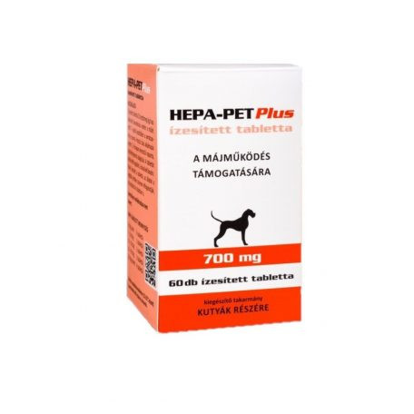 HEPA-PET Plus  ízesített tabletta 700mg. 60szem , 