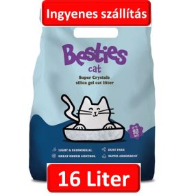Besties Cat Super Crystals szilika gél macskaalom 16 liter