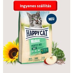   2 zsák esetén : Happy Cat  minkas mix ( bárány,csirke,hal) 10 kg .