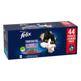   FELIX FANTASTIC Házias válogatás nedves macskaeledel 44x85g