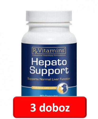 3 doboz :Rx Vitamins májvédő HEPATO SUPPORT 90db kapszula 