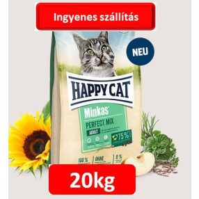   Happy Cat Medium Minkas mix ( bárány,csirke,hal) 10+10=20 kg , Ingyenes szállítással