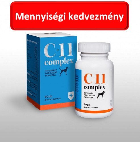 C-11 complex integrált porcvédő tabletta 60tabletta/doboz , Csomagolás váltás alatt