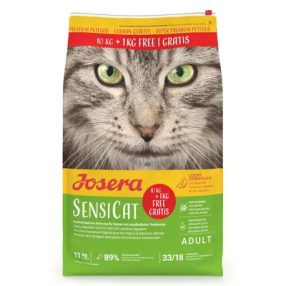   Josera SensiCat 10+1=11kg , Ingyenes szállítás , Termék szavatosság : 2027.10.30