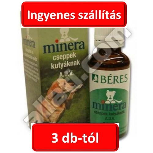 3db-tól : Minera Béres táplálékkiegészítő csepp kutyáknak 30 ml