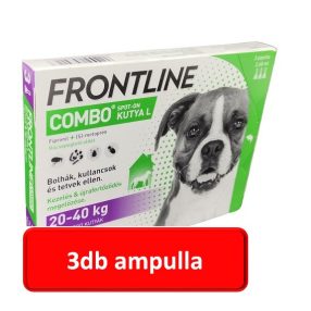 Frontline combo kutya L 20-40kg.  3db ampulla 