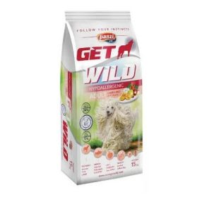   Panzi GetWild Hypoallergenic Lamb,rice Adult (bárány,rizs) száraztáp - Táplálék intoleranciás felnőtt kutyák részére (15kg)