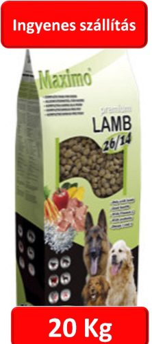 2zsáktól : Maximo Lamb & Rice felnött kutyaeledel 20kg. 