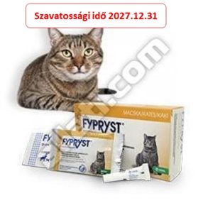 Fypryst  0,5 ml macska 1 pipetta  Hatóanyag: Fipronil  