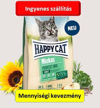 Happy Cat  minkas mix ( bárány,csirke,hal) 10 kg .