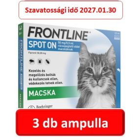   Cash&Carry : Frontline Spot-on 3db ampulla macskák részére   ( Ez nem a combo , hanem az alap tipus)