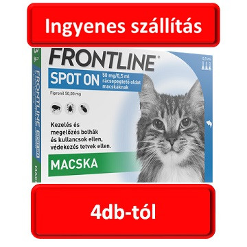 4db-tól : Frontline Spot-on 3db ampulla macskák részére   ( Ez nem a combo , hanem az alap tipus)