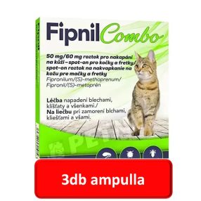 Fipnil Combo Spot On Macska 3ampullax0,5ml , (Fypryst-el , Fontline-al megegyező hatóanyag).
