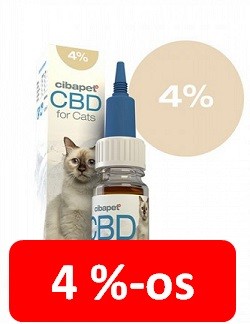 Cibapet CBD olaj 4%-os macska 10ml