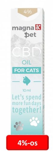 MAGNAPET CBD olaj 4%-os macska 10ml , ( CIBAPET volt régen )