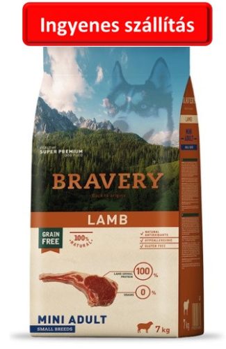 Bravery Lamb Mini Adult Small Breeds 7 kg , Ingyenes szállítás