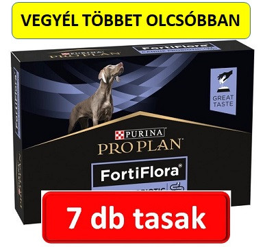 ProPlan Fortiflora ( 7*1gr.) ( alap tipus , NEM A PLUSZ verzió )  kutyáknak .