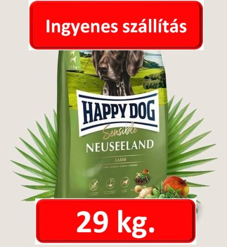 Happy Dog Supreme sensibile Neuseeland (14,5+14,5=29kg) , Ingyenes szállítás