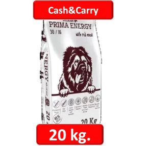   Cash&Carry : Delikan Prima Energy Red Meat kutyatáp 20kg . Az ár nem tartalmazza a házhoz szállítási díjat .A fotó illusztráció
