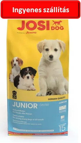 Josera JosiDog Junior 15kg. Ingyenes szállítás